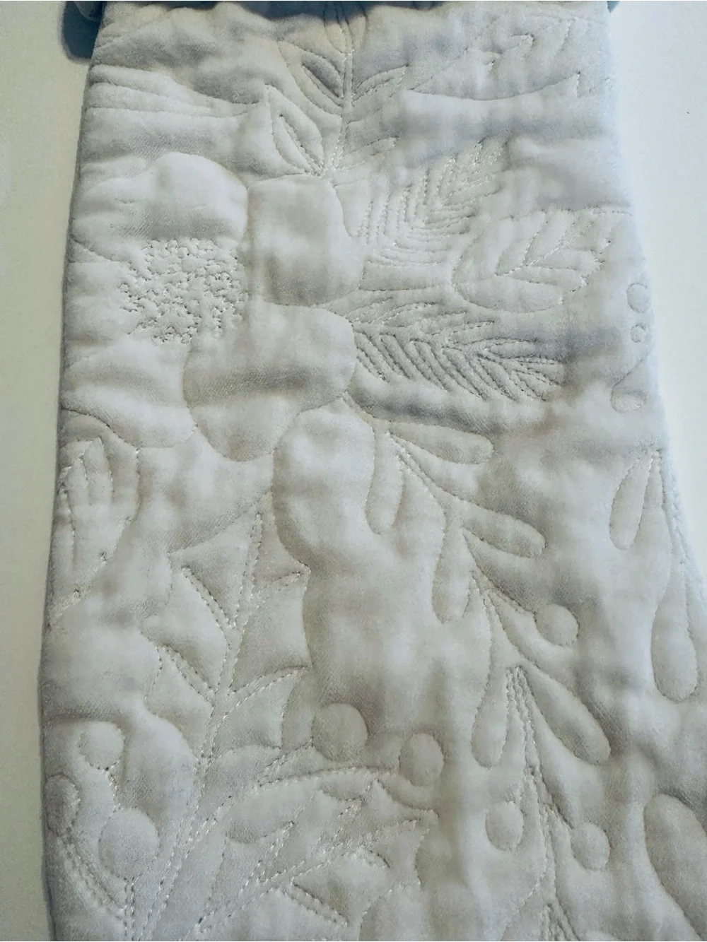 Cotton Quilted Stocking Made in India Christmas Gift Wrap Holiday Decor 🎁